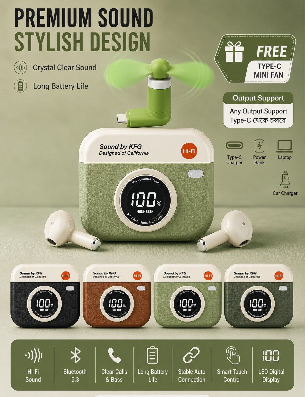 Q86 True Wireless Stereo Earphones